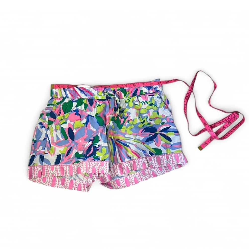 Lilly Pulitzer 5'' Katia Shorts Havin A Blast Engineered Size XXS. Tropical - Picture 6 of 11